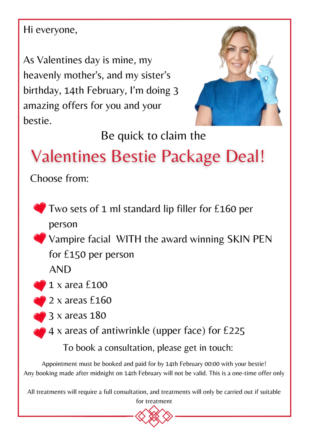 Taylor-made Valentines Day Special Offers